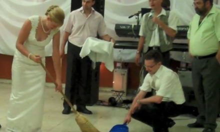 Hungarian Wedding Sweeping Ceremony