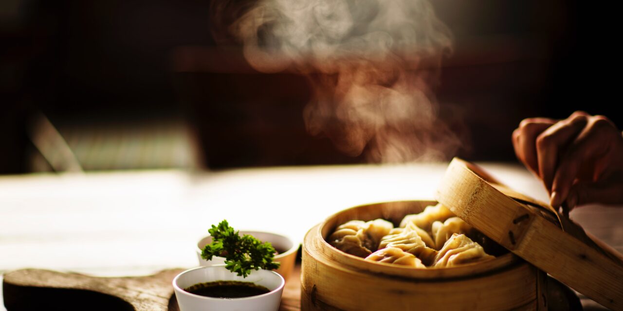 Mushroom-Shallot Thai Dumplings (with dipping sauce)