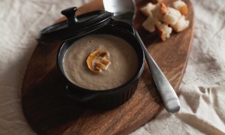 sort of Hungarian–tasty creamy mushroom soup